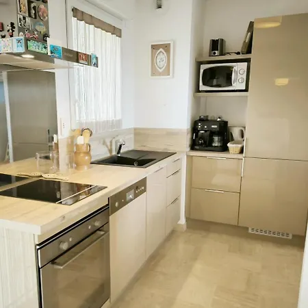 T3, Vue Mer,piscine, Garage Apartamento *